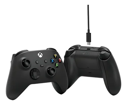 Joystick Inalámbrico Microsoft Xbox Carbon Black Usb C