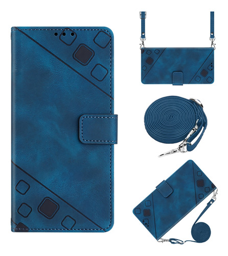 Funda Tipo Cartera Multifuncional De La Serie Blu View/c/g/ Bold Con Cordón, Tarjetas, Ranuras Para Efectivo, Resistente A Los Arañazos