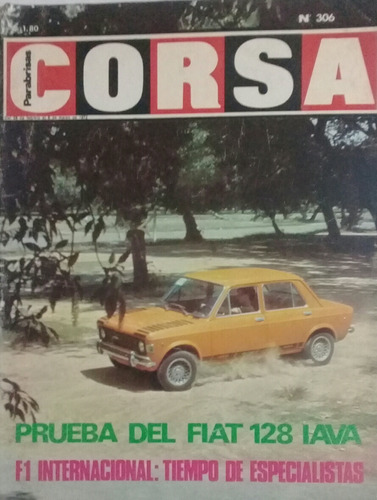Corsa 306 Prueba Del Fiat 128 Iava,tulio Crespi,motocross