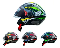 Comprar Capacete Aberto Fw3 Open Preto Modelos 56 58 60
