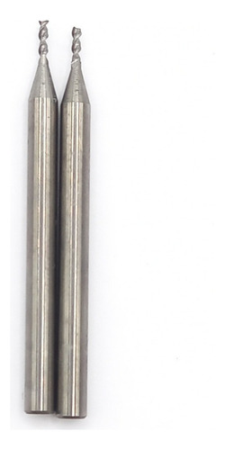 Fresa Topo Reto Aluminio 1mm 2 Cortes Hard Yools