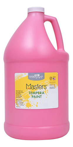 Arty Art Little Masters Tempera Paint, Rosa, Galón, 128 Oz.