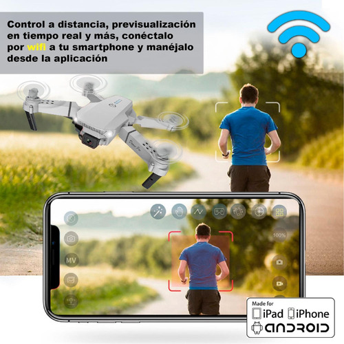 Imagen 3 de 7 de Drone Vak K1 Doble Camara 4k Wifi Video Control 360 6 Ejes