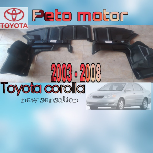 Peto Motor Guardapolvos Toyota Corolla New Sensation 03 08