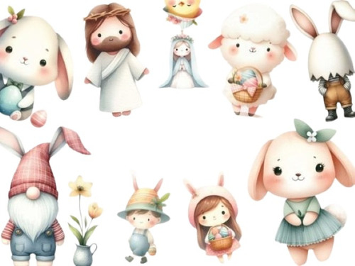 Imágenes Digitales Personajes De Pascua 86865966