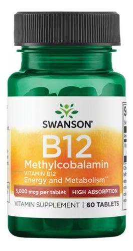 Vitamina B12 Sublingual 5000 Mc - - Unidad a $84200