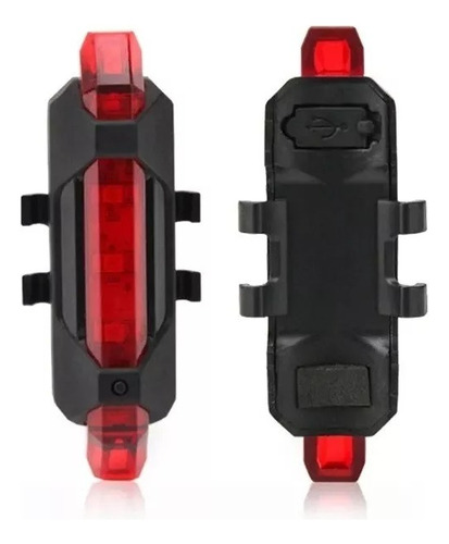 Luz Led Delantera Trasera Para Bicicleta Recargable Usb