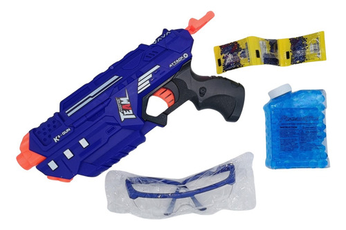 Pistola Hidrogel Juguete Lanzadardos Gafas 800 Bolitas Gel