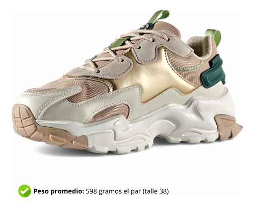 Zapatillas Mujer Plataforma Urbanas Moda Filament Grous
