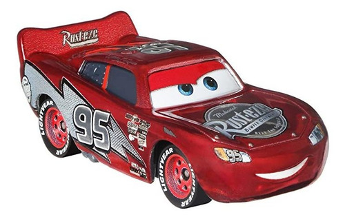 Disney Y Pixar Cars Racing Red Lightning Mcqueen, Miniatura.