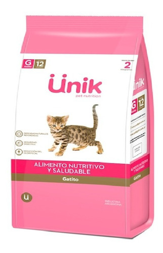 Unik Gato Kitten/cachorro/gatito 2kg - Fdm
