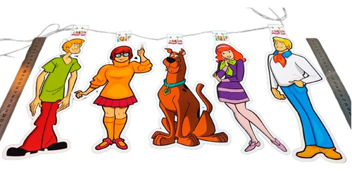 Banderin Figuras Colgantes Scooby Doo Y Amigos Deco