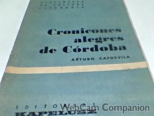 Arturo Capdevila - Cronicones Alegres De Cordoba (h)