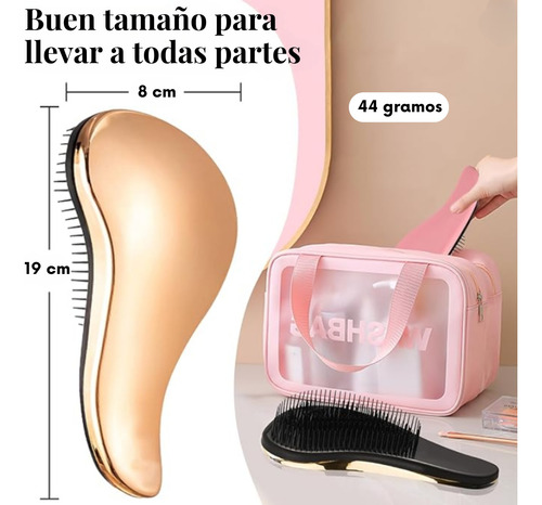 Cepillo Desenredante De Cabello Y Anti Frizz Mujer Niñas X12