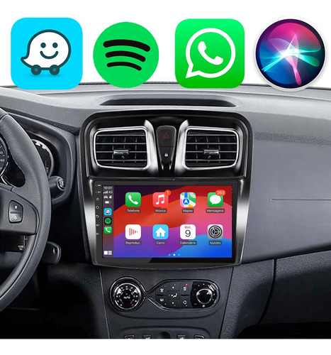 Kit Multimidia Sandero Logan 15 16 17 18 19 20 21 22 23 24