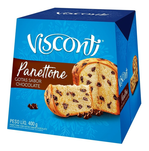 Panettone Visconti Gotas De Chocolate 400g 