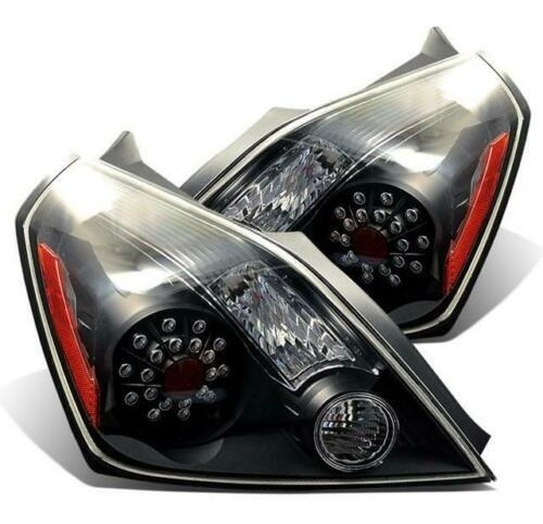 Calaveras Led Negras Para Nissan Altima Coupe 2008 - 2013