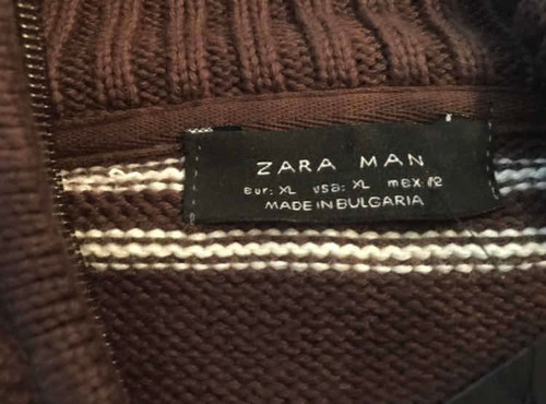 Imagen 2 de 4 de Suéter Zara De Caballero