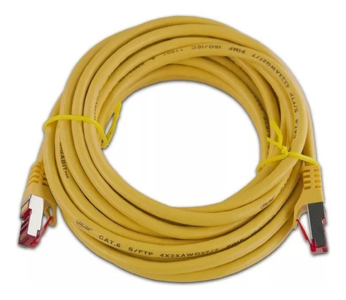 Cable Cruzado Red Ethernet Categoría 6 15 Metros Internet 