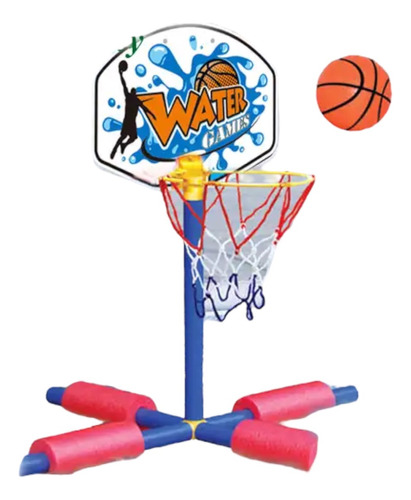 Juego Para Agua Acuático Aro Basket Piscina Verano