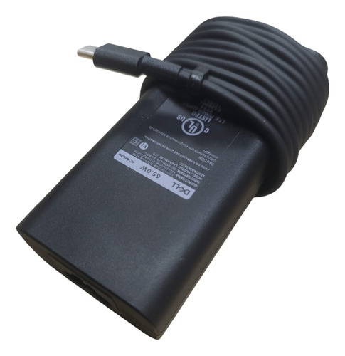 Fonte Carregador Para Dell La65nm190 Lps Type C 65w Dpn039hc Preto