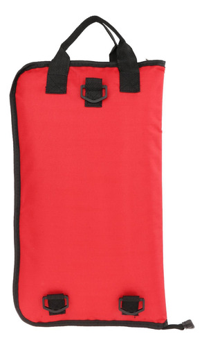 Drum Stick Gig Bag Resistente Al Agua Rojo Puesto 24 Palos