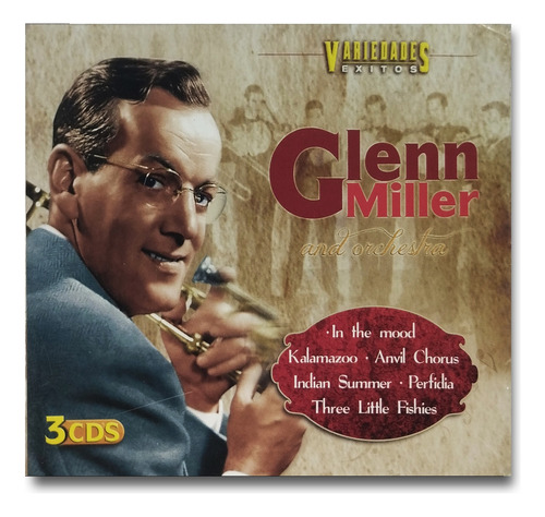 Glenn Miller And Orchestra - Variedades Éxitos - 3 Cd