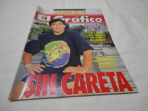 Revista El Gráfico - Maradona Sin Careta- Nº 3979 Enero 1995
