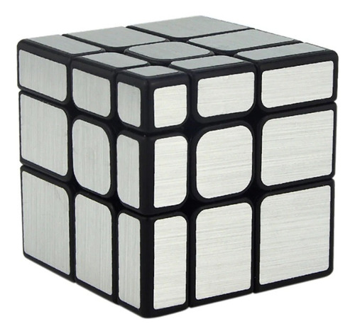Cubo Mirror 3x3x3 Marca Moyu Meilong Color Plateado