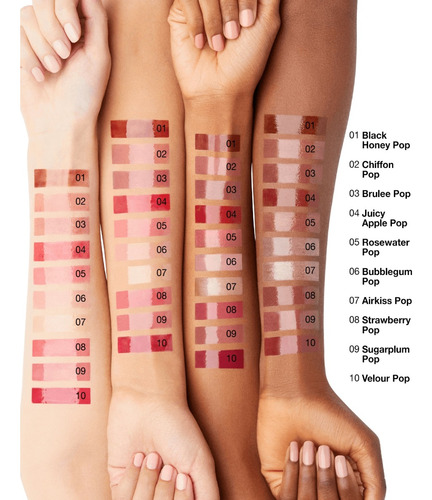 Labial Clinique Pop Plush Creamy Lip Gloss Tono Chiffon Pop