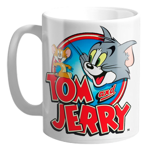 Taza Personalizada Tom Y Jerry Personajes De Tv