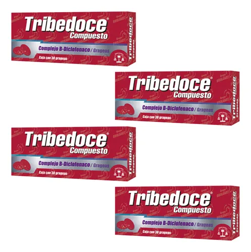 comprar Tribedoce Compuesto - Complejo B Y Diclofenaco 4 Cajas 30 Gr