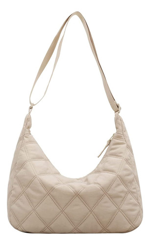 Sveter Crescent Bag Puffer Bolso Tote Acolchado Para Mujer B