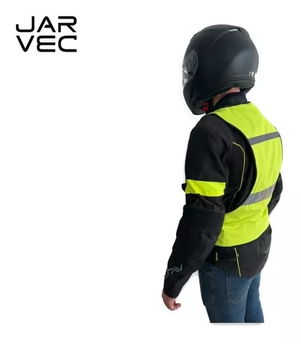 Chaleco Reflectivo Seguridad Reglamentario Moto Jar Vec