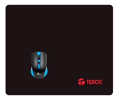 Mouse Inalambrico Xtech + Mouse Pad Teros Az