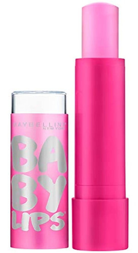 Maybelline Baby Lips Bálsamo De Labios Con Brillo, Rosa, 0.1