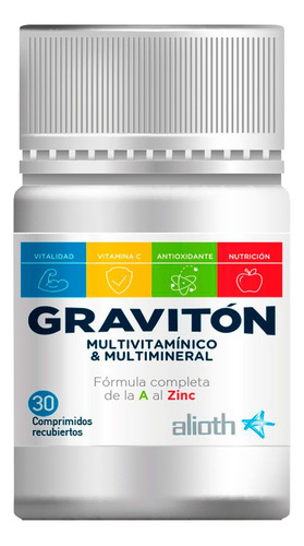 Gravitón Multivitamínico Multimineral Fórmula Completa 30u