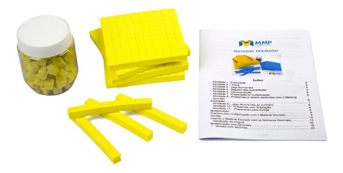 Imagem 2 de 2 de Material Dourado Base 10 - Eva 10mm - Mmp
