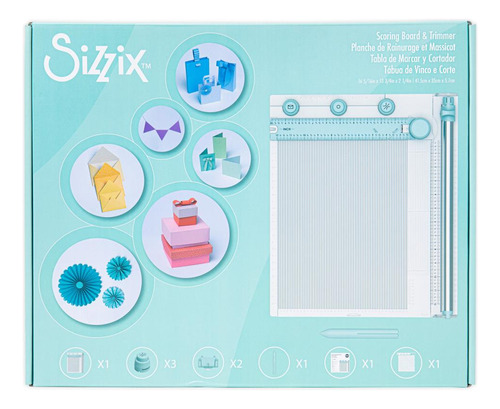 Tabla Dobleces Cortadora Scrapbook Cajitas Sobres Sizzix