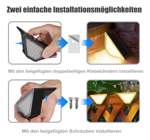 Lámpara Led Solar Para Exteriores, Jardín, Exterior, Luz De