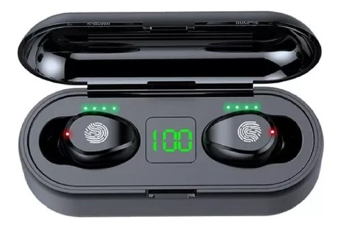 Audífonos in-ear gamer inalámbricos Audífonos Inalámbricos R60 negro con luz LED