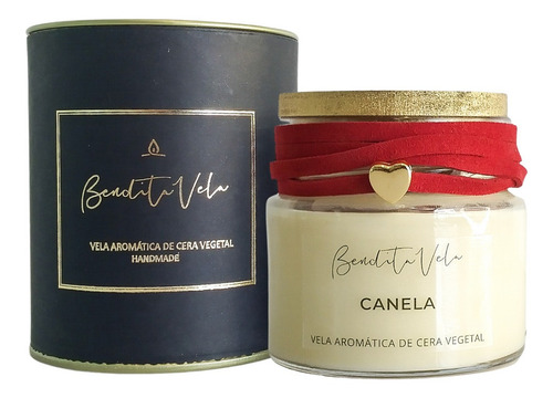 Vela Aromática Vegetal Canela 140 G Full Bendita Vela