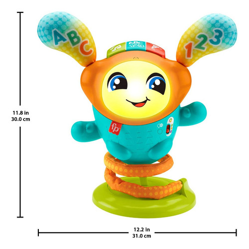Imagen 3 de 5 de Fisher-price Dj Bouncy Salta Y Aprende Mattel Hjp93 Bestoys