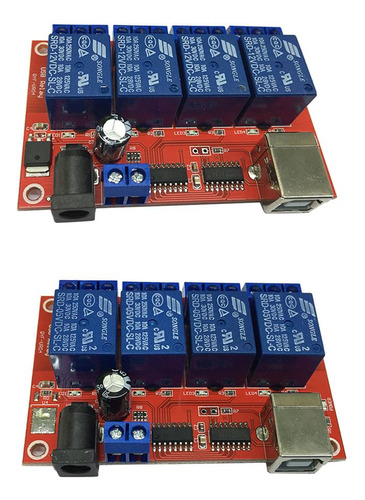 2x Módulo Canal Unidad Control Mcu 12v + 5v Equipo De