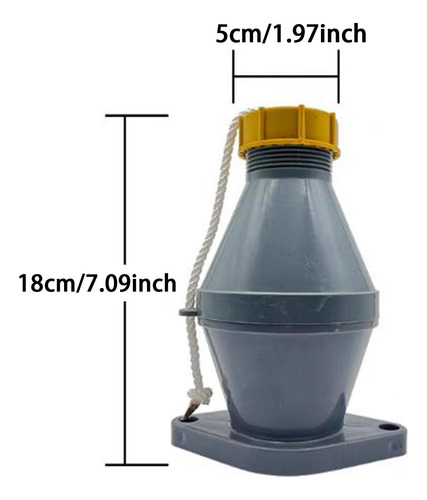 Válvula De Drenaje De Tapa De Escotilla 180 Mm 2 Hoyos