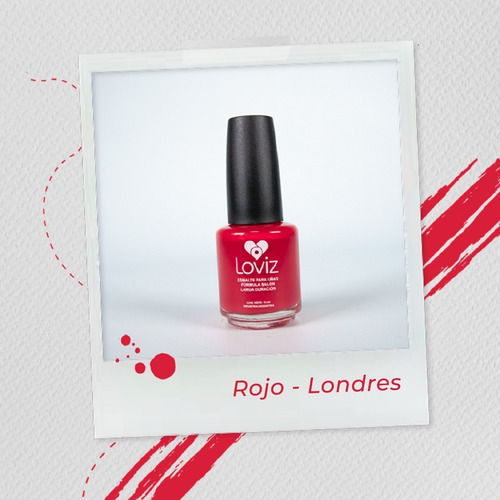Rojo - Londres | Esmalte De Larga Duración De 15ml