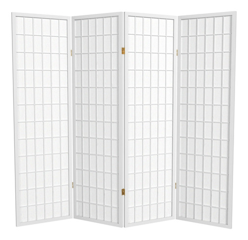 Red Lantern Wp60-wht-4p Pantalla Plegable 4 Paneles Color Nombre Del Diseño Blanco