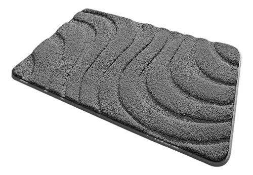 Alfombra De Baño, Alfombra De 50cmx80cm Gris Oscuro