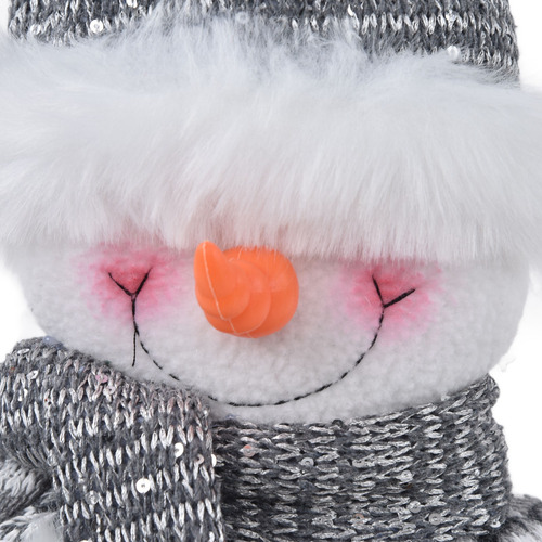 Muñeca De Navidad Retráctil Con Forma De Muñeco De Nieve