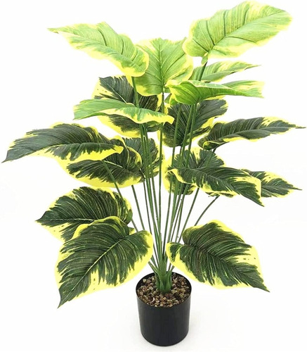 Planta Artificial Monstera + Maceta Gomero Tropic 70 Cm